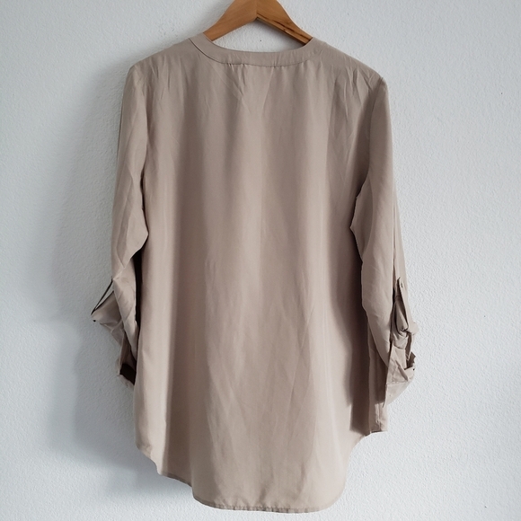 Chico's cream button-down top - Picture 4 of 6